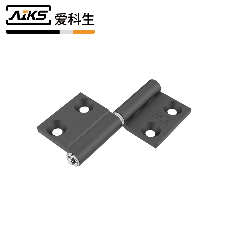可脱卸铝合金门柜合页黑砂右-1554-83R