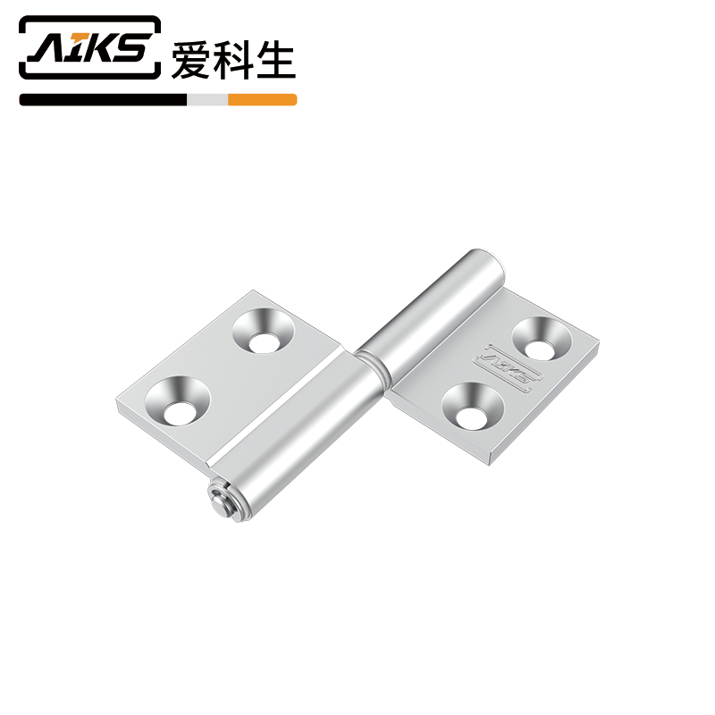 可脱卸铝合金门柜合页银砂右-1554-83R