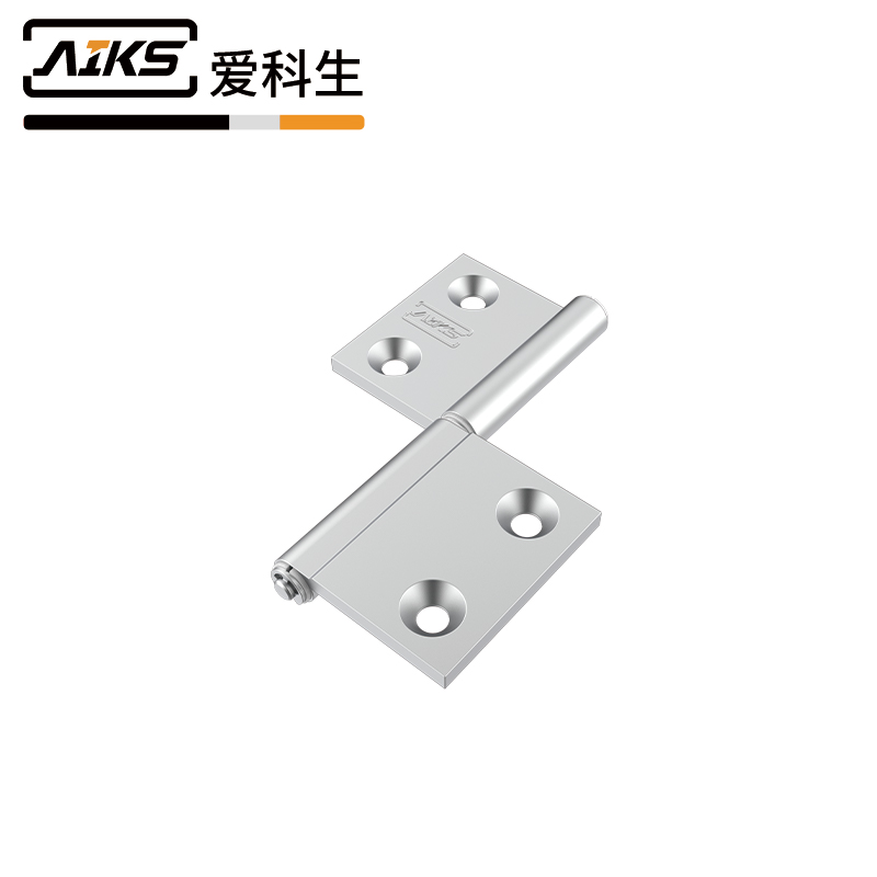 可脱卸铝合金门柜合页银砂左-1554-103L