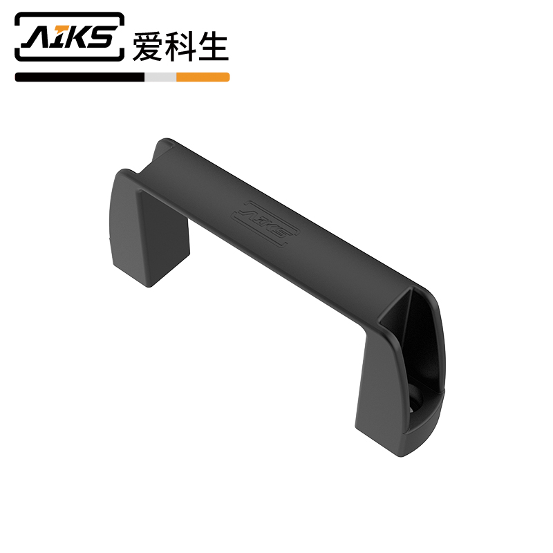 尼龙工具箱塑料拉手黑色-3464-132
