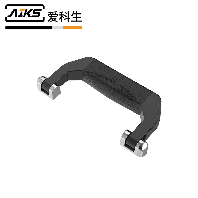 尼龙工具箱塑料拉手黑色-3448