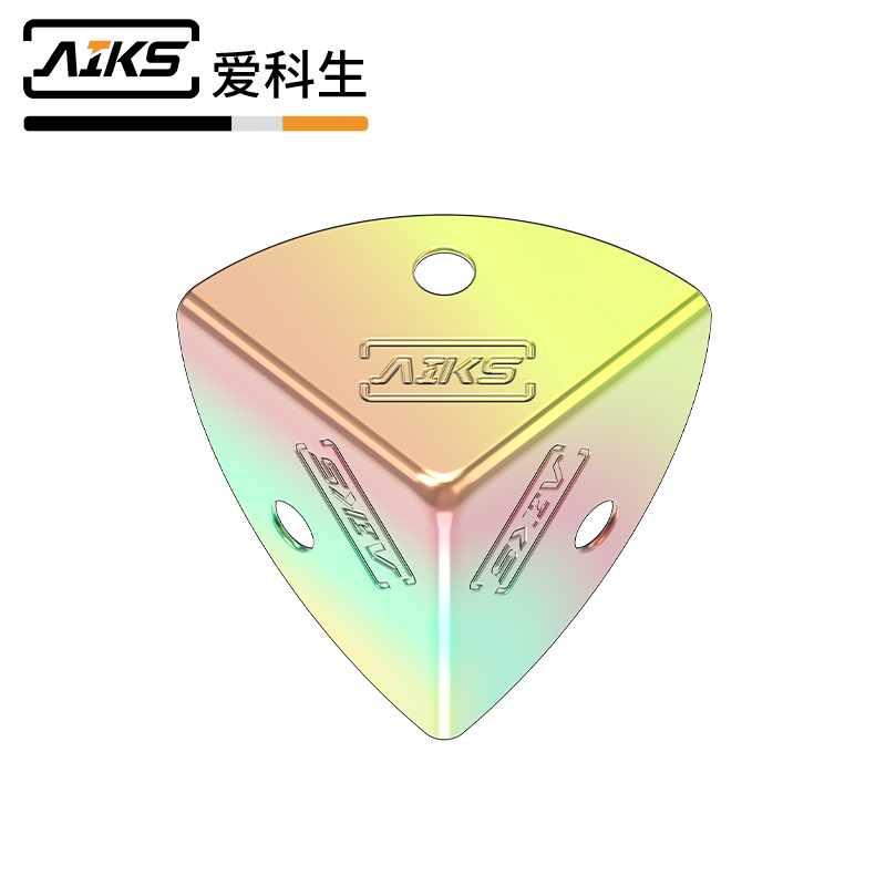 不锈钢迷你防撞贴片角码彩锌-7401A