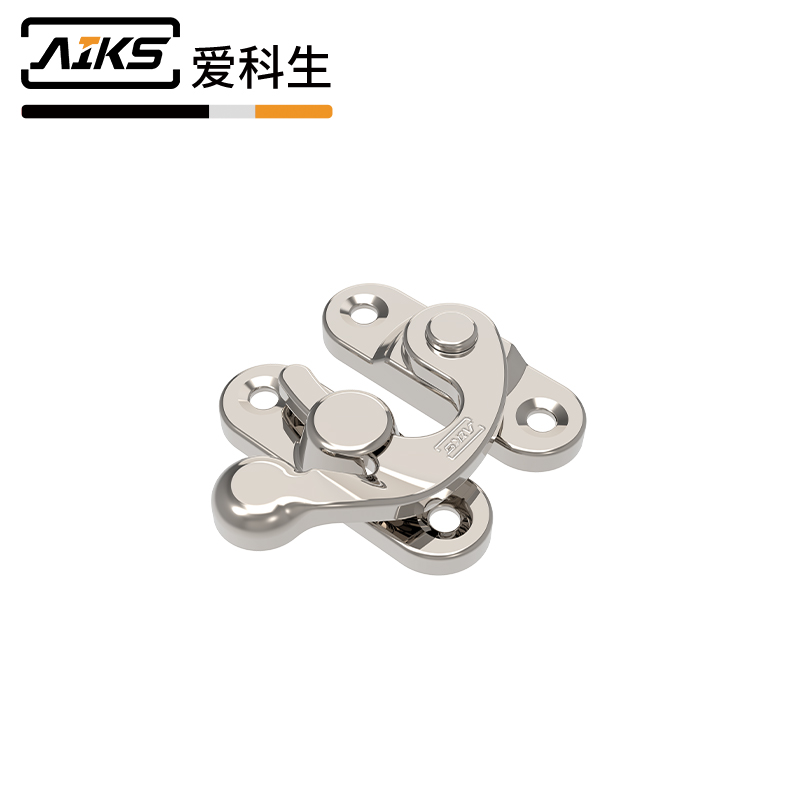 礼品包装木盒箱子镀镍锁扣-6534-33R
