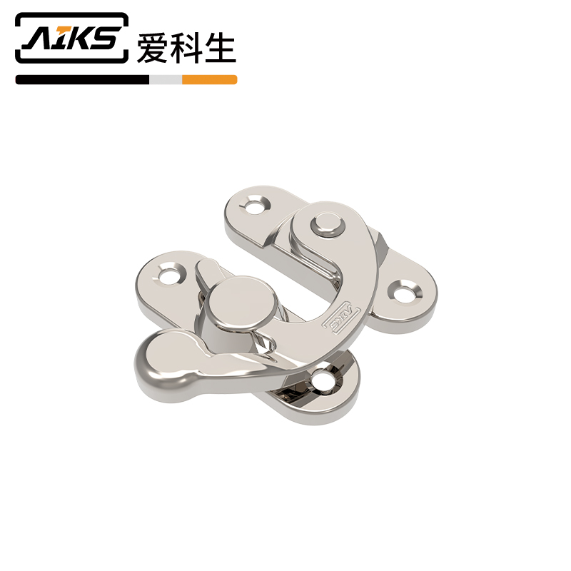 锌合金礼品盒卡扣镀镍锁扣-6534-45R