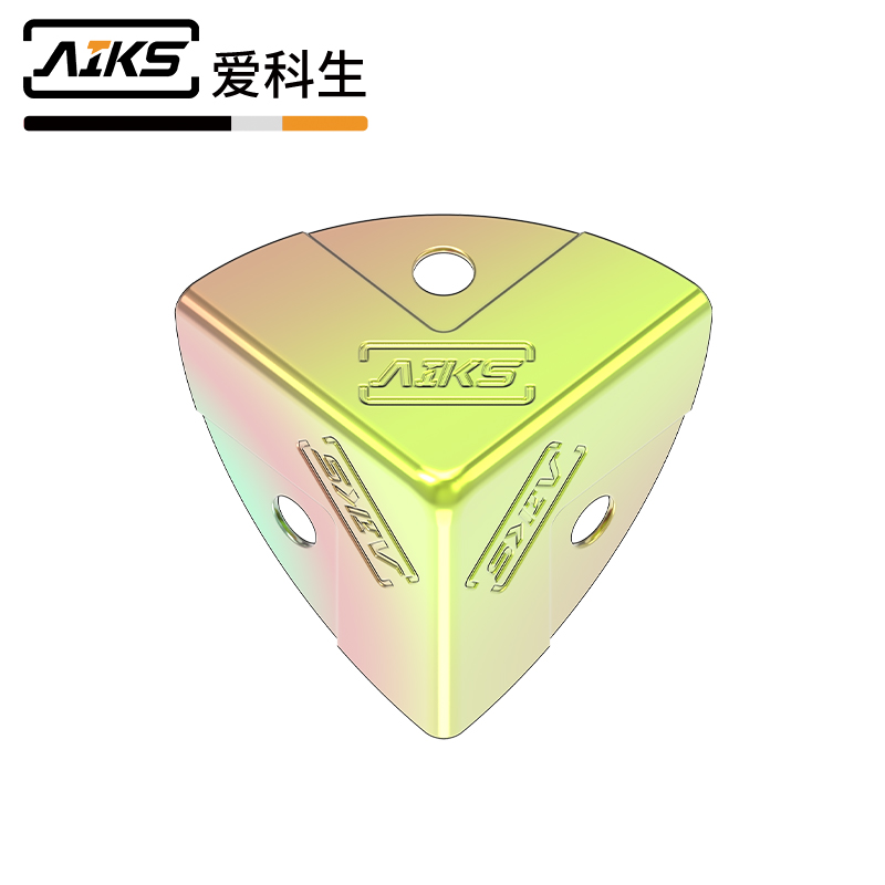 不锈钢迷你防撞贴片角码彩锌-7401B