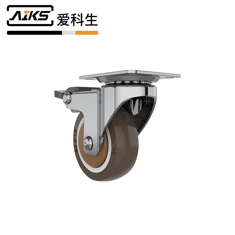 2寸重型工业尼龙刹车静音轮-9207-50B
