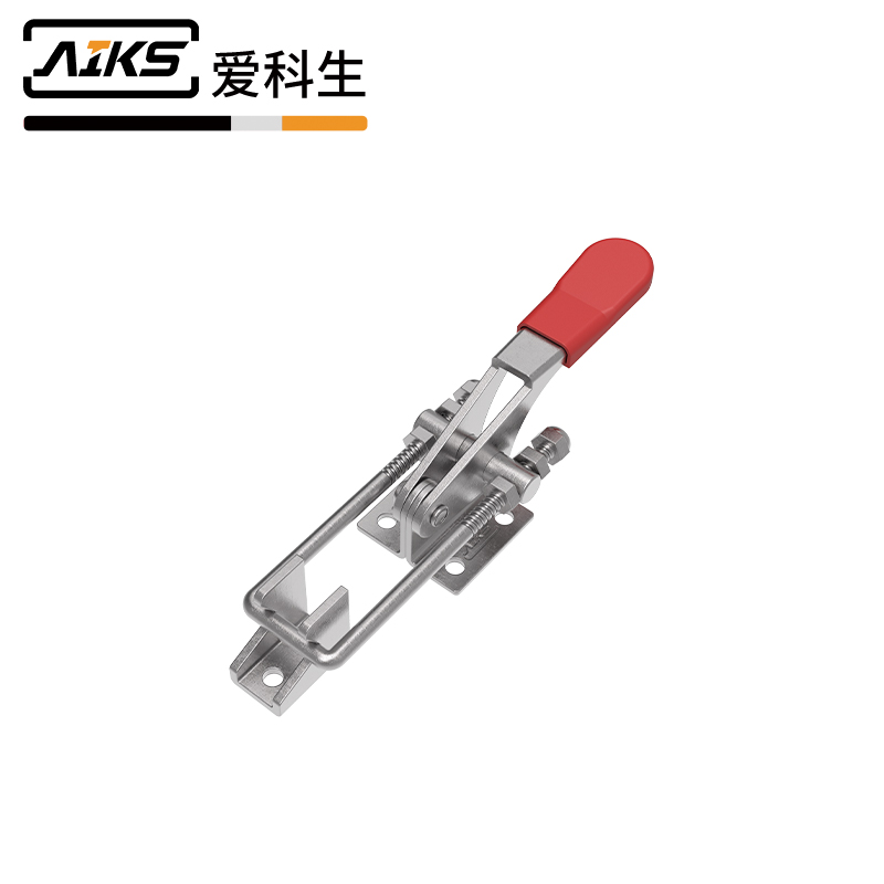 重型可调节门栓式红柄夹钳-2643A