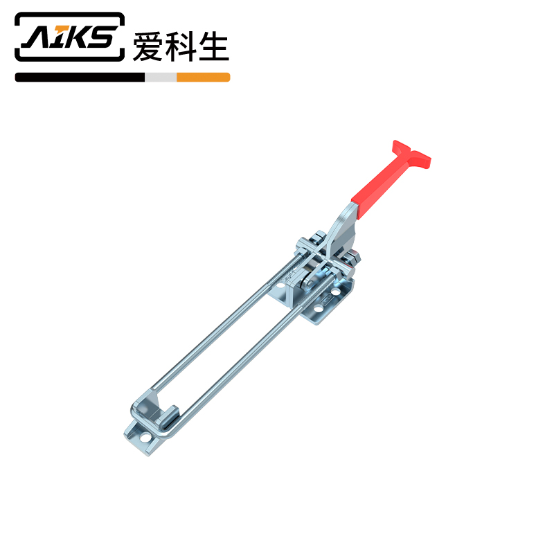 重型可调节门栓式红柄夹钳蓝锌-3101